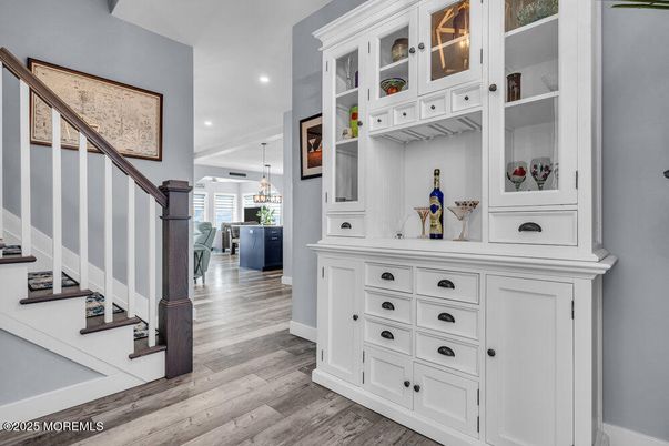 Interior, Pendant Lights, Recessed Lighting, Wood Texture Flooring