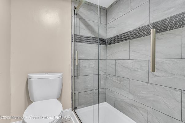 Bathroom, Glass Shower, Interior, Marble Walls