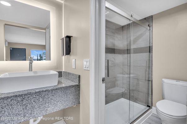 Bathroom, Glass Shower, Interior