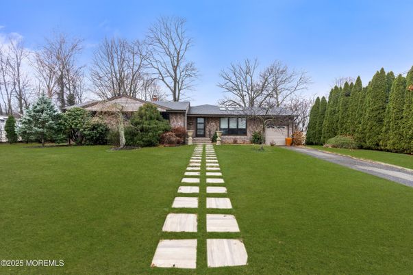 Attached, Backyard, Exterior, Facade, Brick Facade, Ranch