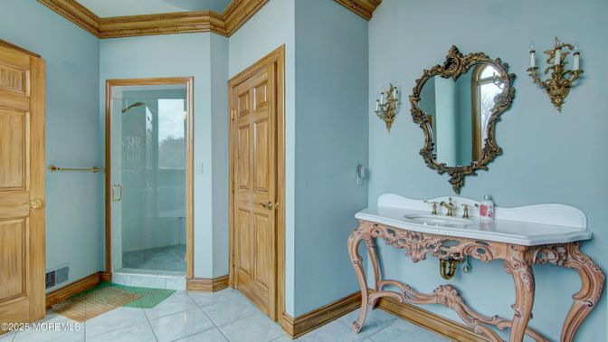 Bathroom, Glass Shower, Interior