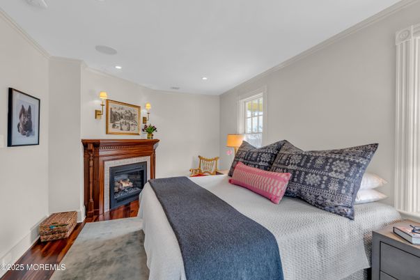 Bedroom, Fireplace, Interior, Recessed Lighting