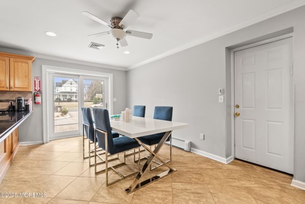 Dining room, Interior, Recessed Lighting