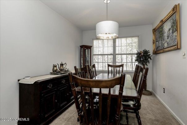 Dining room, Interior, Pendant Lights