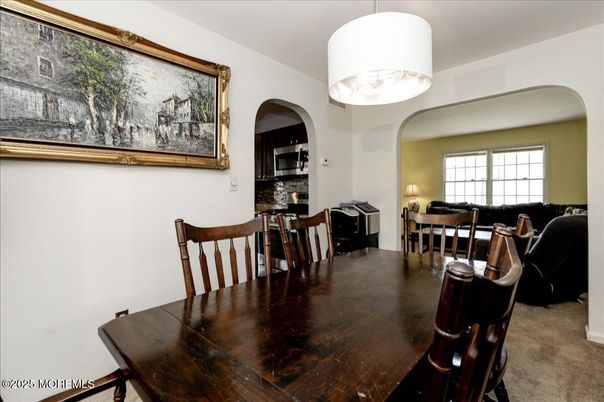 Dining room, Fireplace, Interior