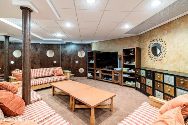 Interior, Living room, Recessed Lighting