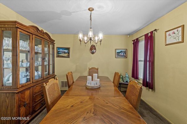 Chandelier, Dining room, Interior