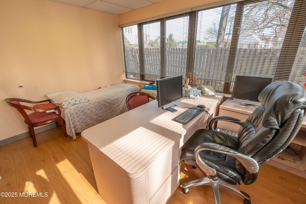Home Office, Interior, Wood Texture Flooring