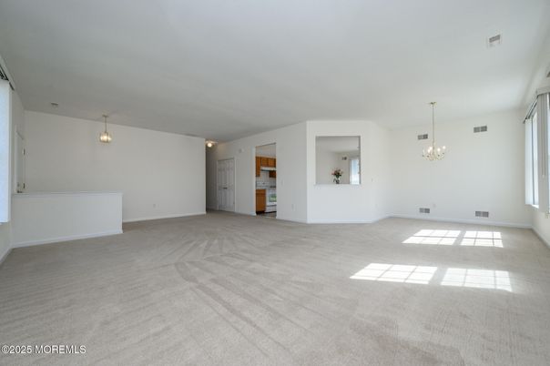 Chandelier, Empty room, Interior, Pendant Lights