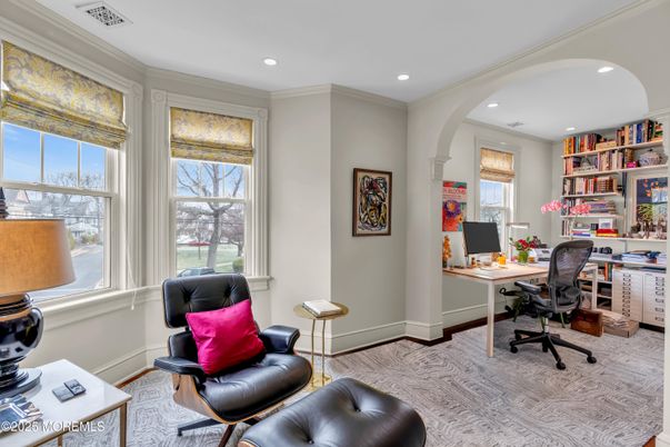 Home Office, Interior, Recessed Lighting