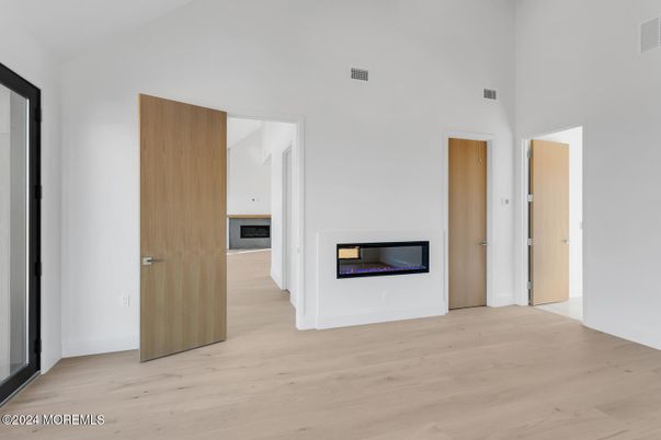 Empty room, Fireplace, Interior, Wood Texture Flooring