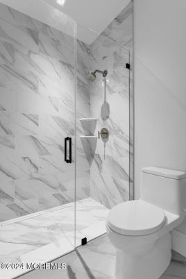 Bathroom, Glass Shower, Interior, Marble Walls
