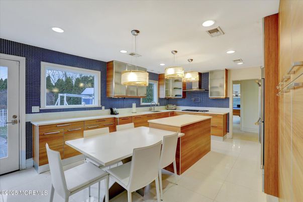 Dining room, Interior, Kitchen, Pendant Lights, Recessed Lighting