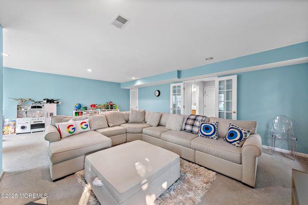 Interior, Living room, Recessed Lighting