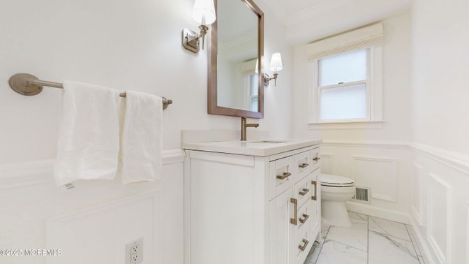 Bathroom, Dual Sink Vanities, Interior, Marble