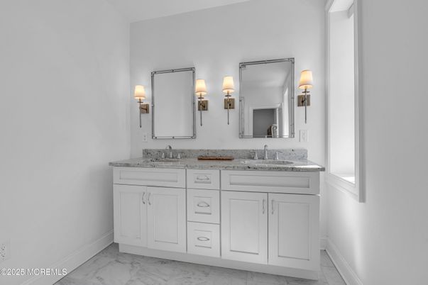 Bathroom, Dual Sink Vanities, Interior, Marble
