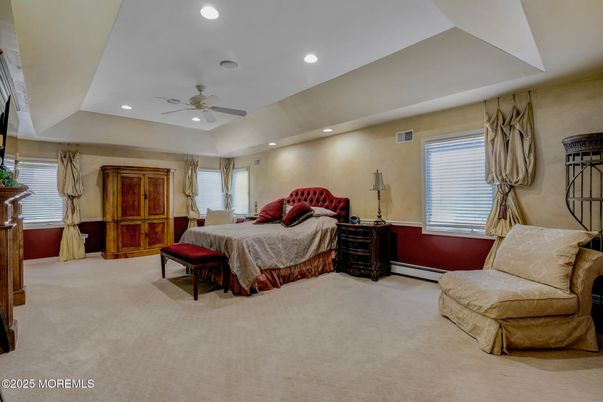 Bedroom, Interior, Recessed Lighting