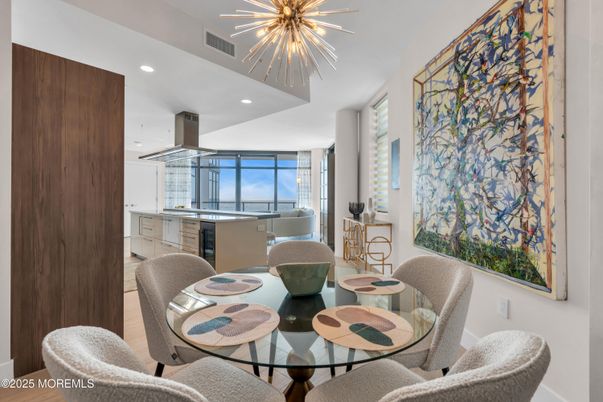 Dining room, Interior, Kitchen, Pendant Lights, Recessed Lighting