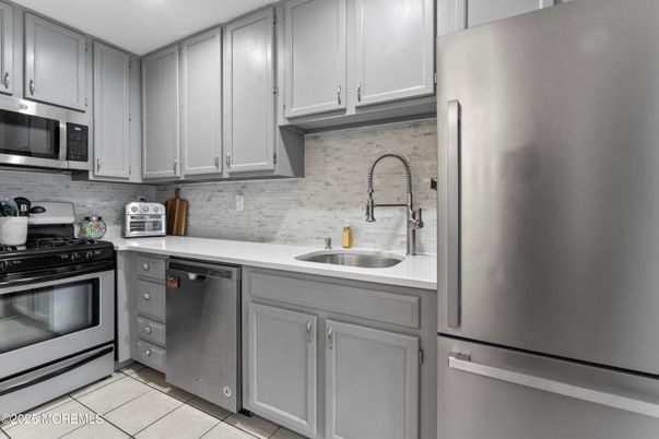 Interior, Kitchen, Recessed Lighting, Stainless Steel Appliances