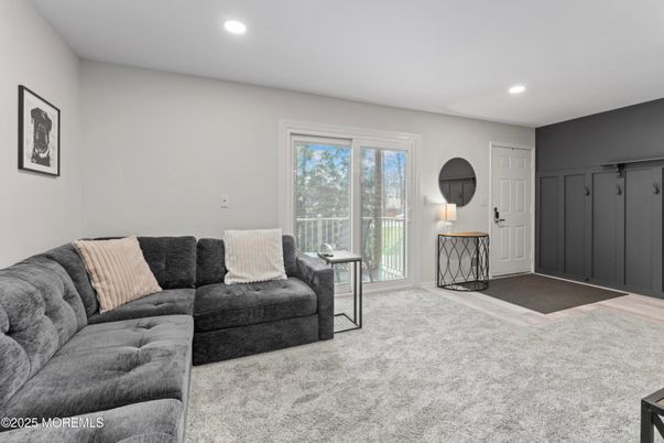 Interior, Living room, Recessed Lighting