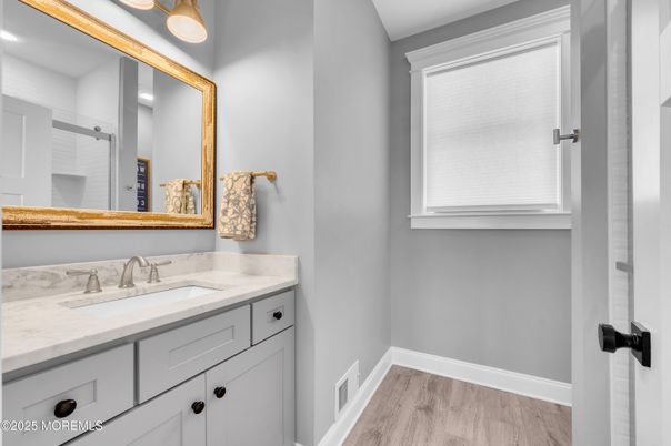 Bathroom, Interior, Wood Texture Flooring