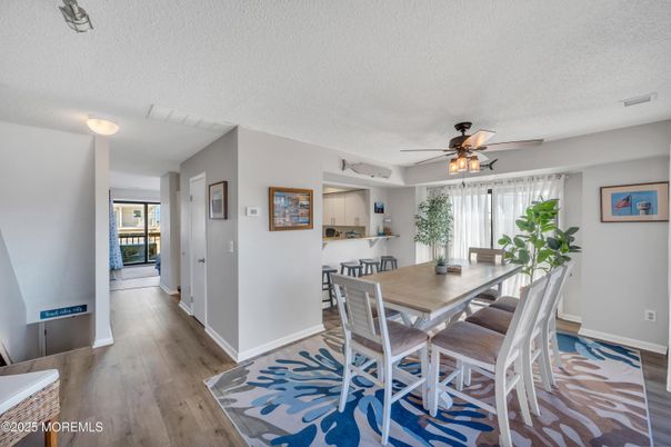 Dining room, Interior, Wood Texture Flooring