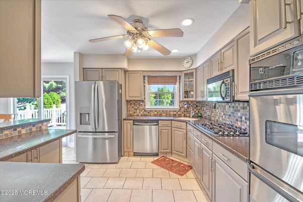 Interior, Kitchen, Recessed Lighting, Stainless Steel Appliances