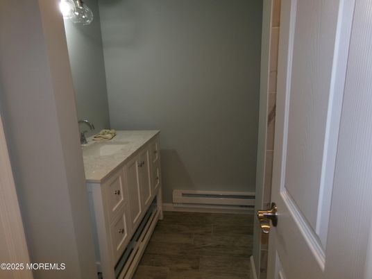 Bathroom, Interior, Wood Texture Flooring