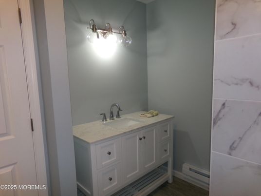 Bathroom, Interior, Wood Texture Flooring