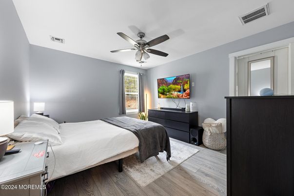 Bedroom, Interior, Wood Texture Flooring