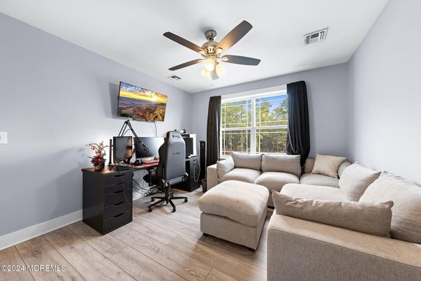 Home Office, Interior, Wood Texture Flooring