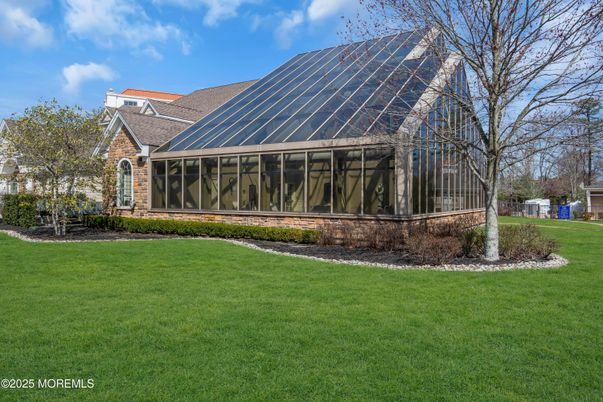 Backyard, Exterior, Facade, Brick Facade, None