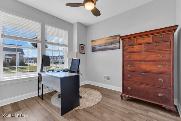 Home Office, Interior, Wood Texture Flooring