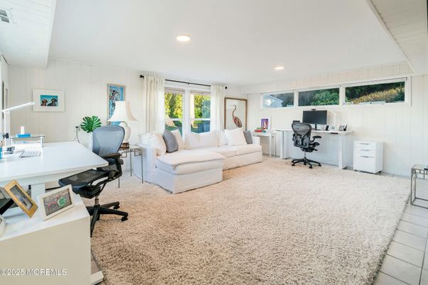 Home Office, Interior, Recessed Lighting