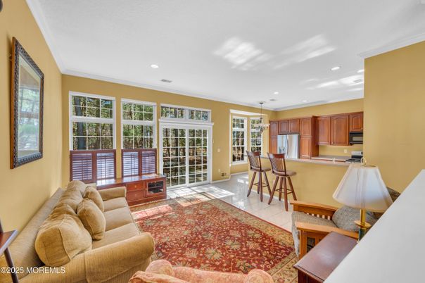 Dining room, Interior, Kitchen, Living room, Recessed Lighting
