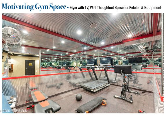 Fitness Equipment, Interior, Recessed Lighting