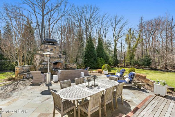 Backyard, Exterior, Fireplace