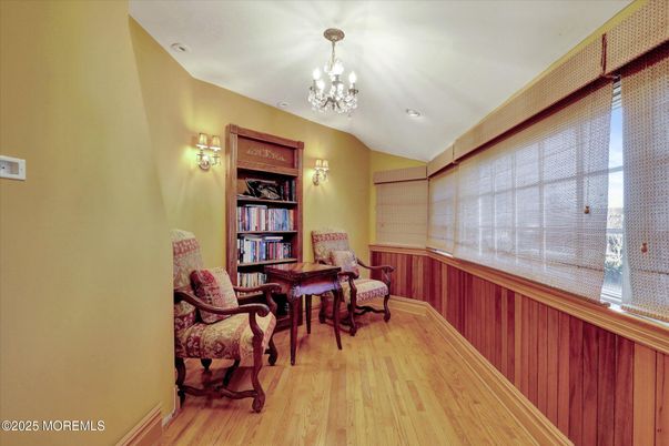 Chandelier, Dining room, Interior, Recessed Lighting, Wood Texture Flooring