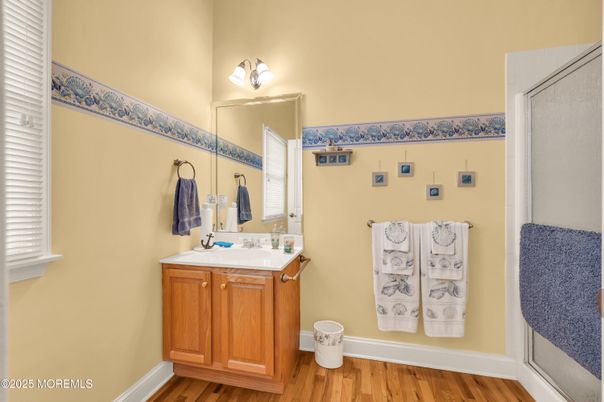 Bathroom, Interior, Wood Texture Flooring