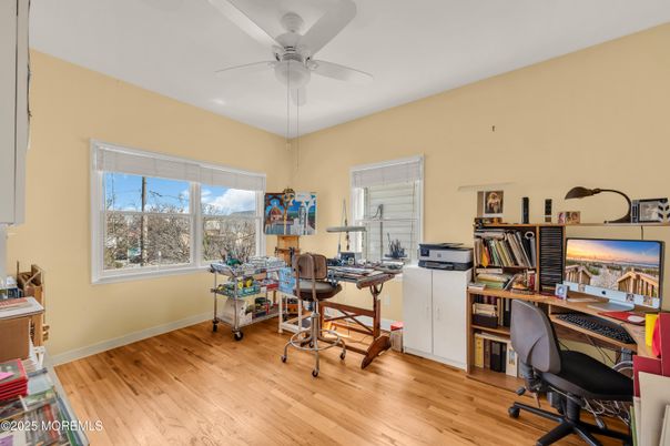 Home Office, Interior, Wood Texture Flooring