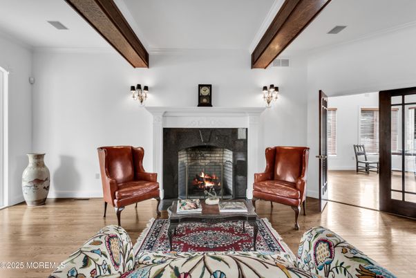 Fireplace, Interior, Living room, Wood Texture Flooring