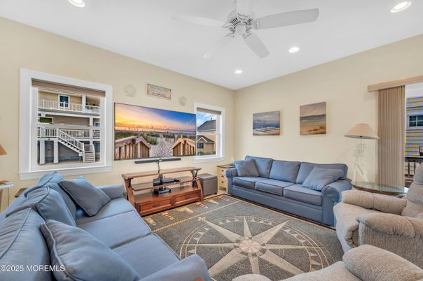 Interior, Living room, Recessed Lighting
