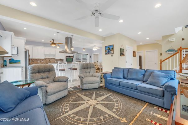 Interior, Kitchen, Living room, Pendant Lights, Recessed Lighting