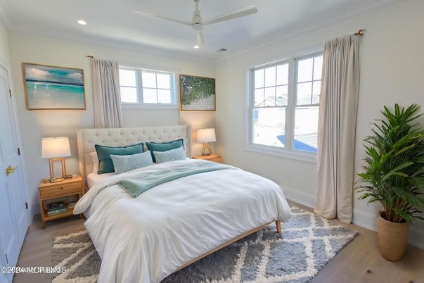 Bedroom, Interior, Recessed Lighting
