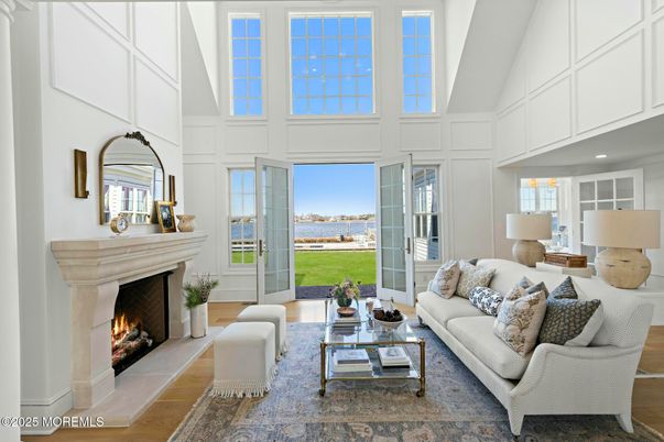 Fireplace, Interior, Living room, Water, Wood Texture Flooring