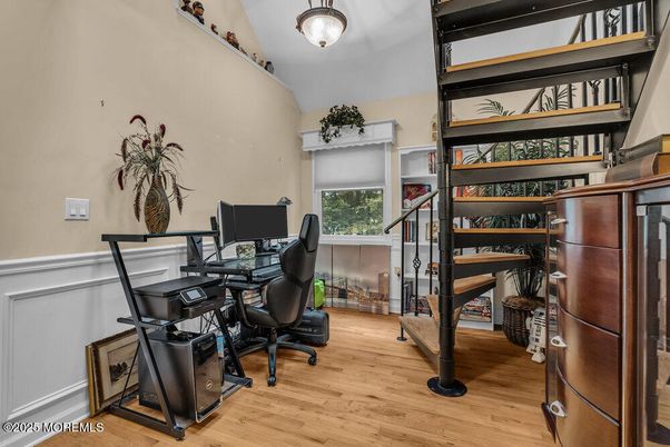 Home Office, Interior, Wood Texture Flooring