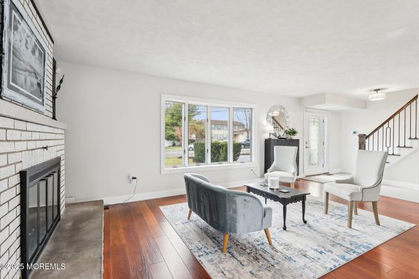 Fireplace, Interior, Living room, Wood Texture Flooring