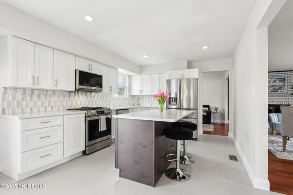 Interior, Kitchen, Recessed Lighting, Stainless Steel Appliances