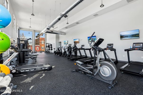 Fitness Equipment, Gym, Interior
