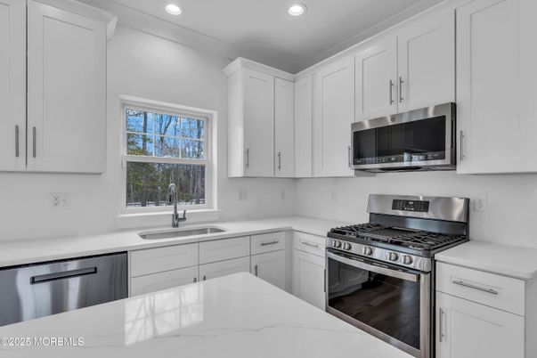 Interior, Kitchen, Recessed Lighting, Stainless Steel Appliances